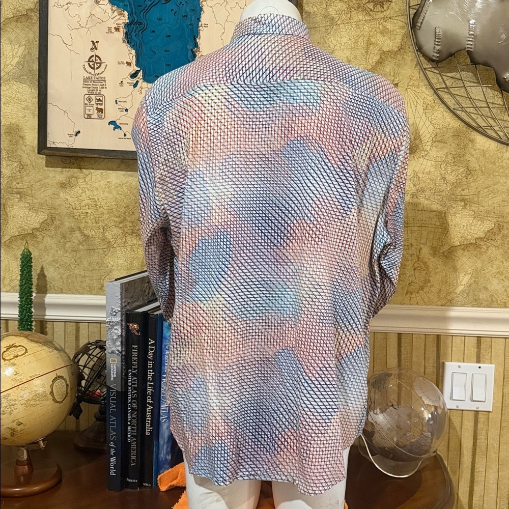 Robert Graham Men’s Multicolor Patterned Button Down Shirt. 2XL Classic Fit - Picture 5 of 11